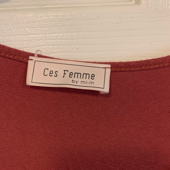 Ces Femme rusty red tunic top - Picture 4 of 7